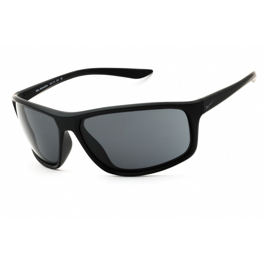 NWT Nike EV1112 Matte Black Rectangle 66mm Sunglasses